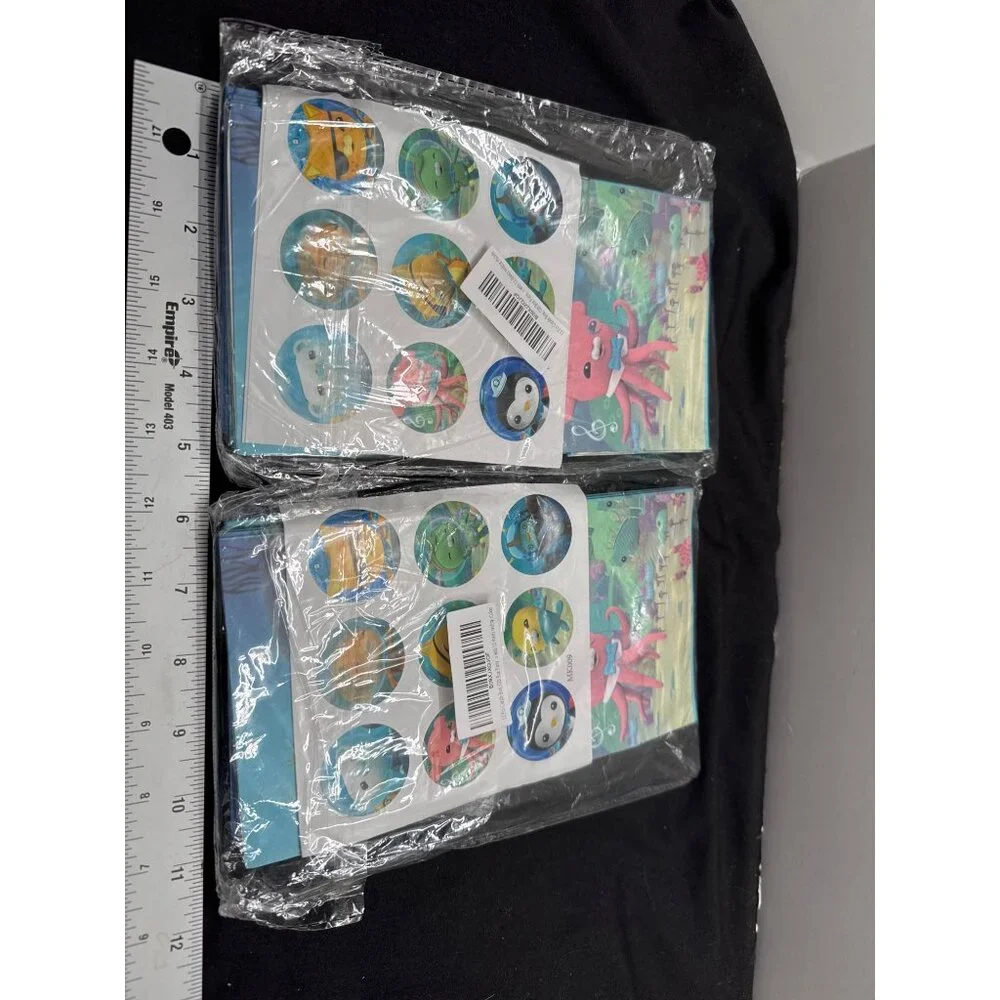 2 Sets of 12 Octonauts Party Favor Candy Gift Bags With Stickers
